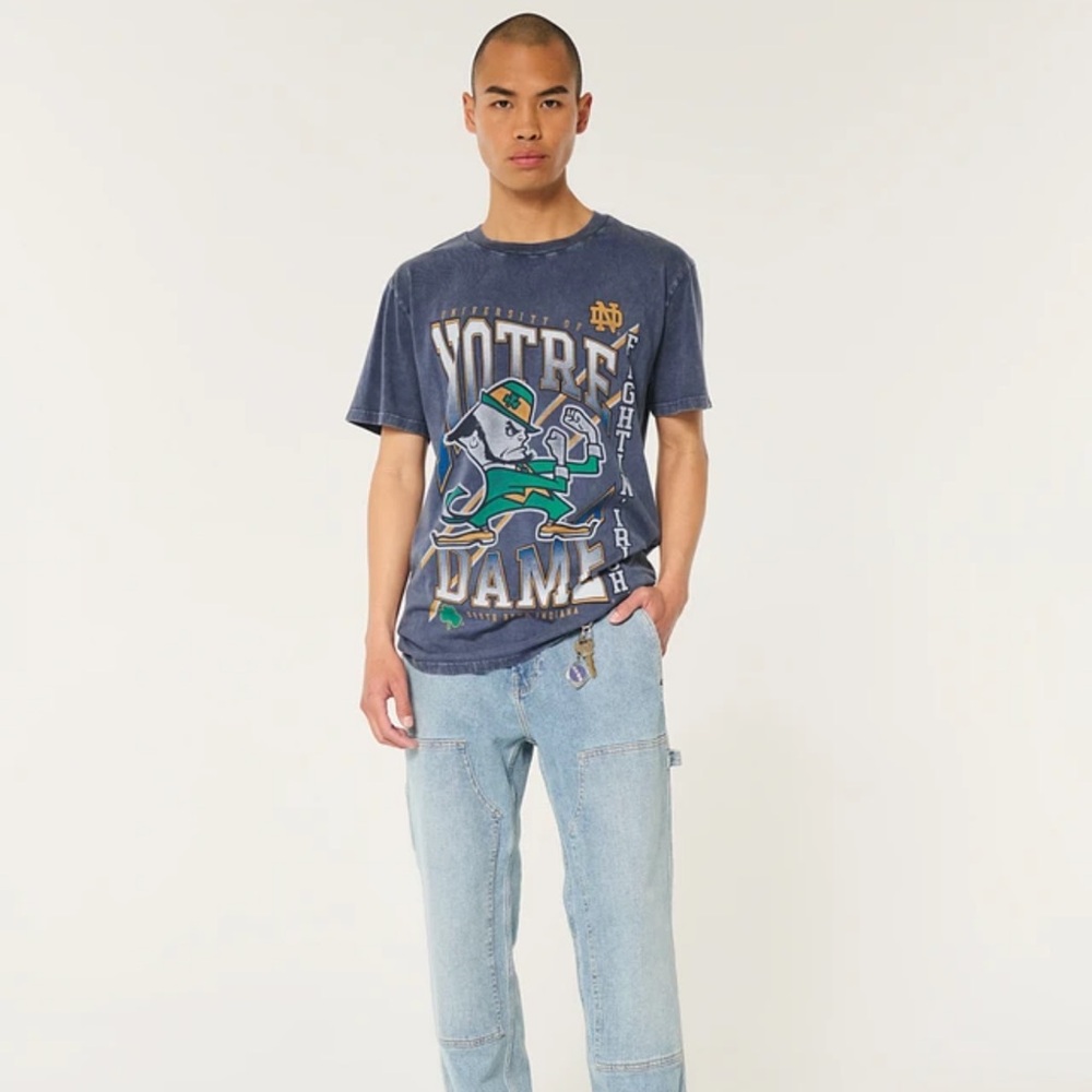 Hollister Notre Dame Fighting Irish graphic tee men’s XL